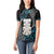 Aotearoa Taniko Paua Shell With Hei Tiki Women Polo Shirt