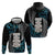 Aotearoa Taniko Paua Shell With Hei Tiki Zip Hoodie