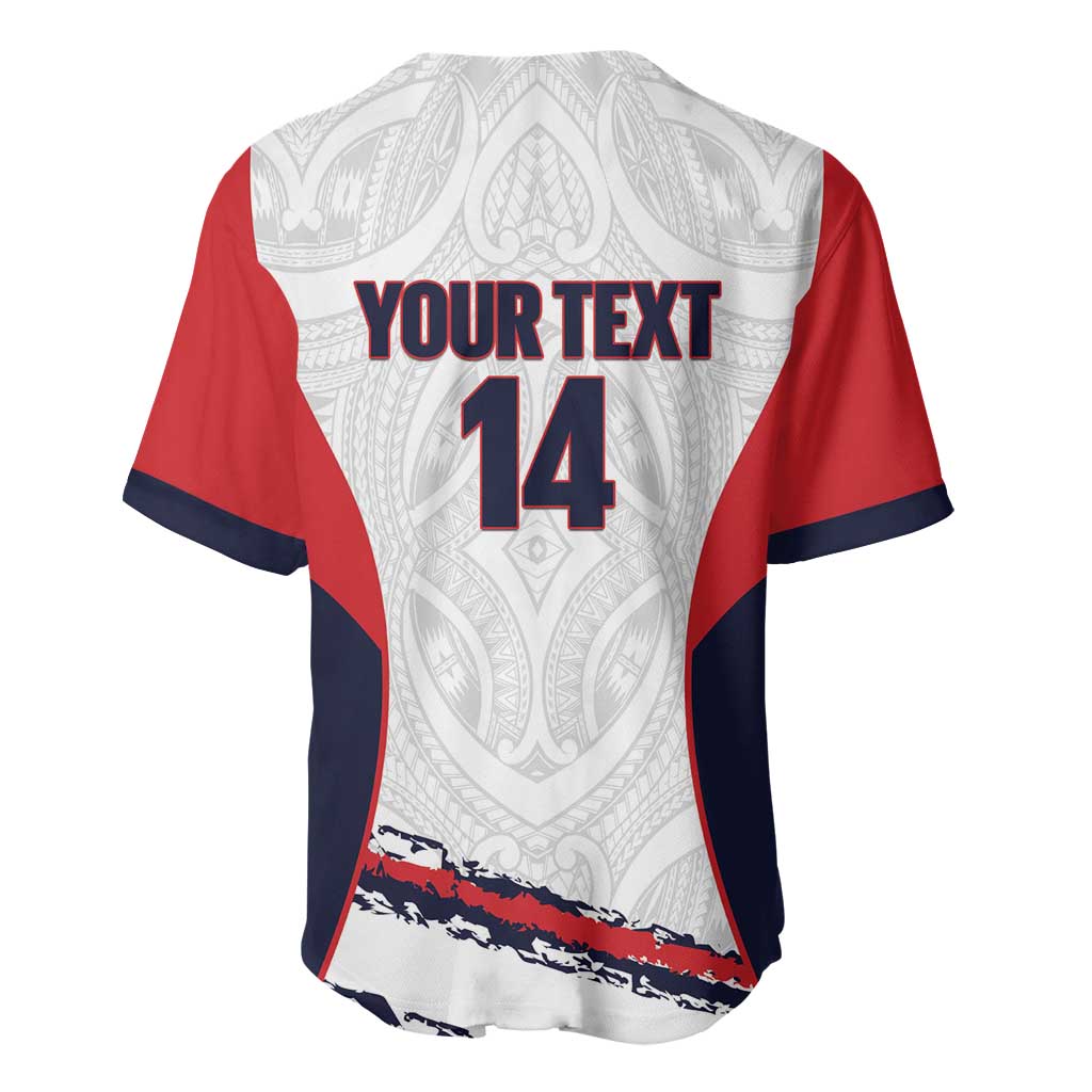 AS Venus Tahiti Football Custom Baseball Jersey Go Champions Polynesian Pattern LT14 - Polynesian Pride
