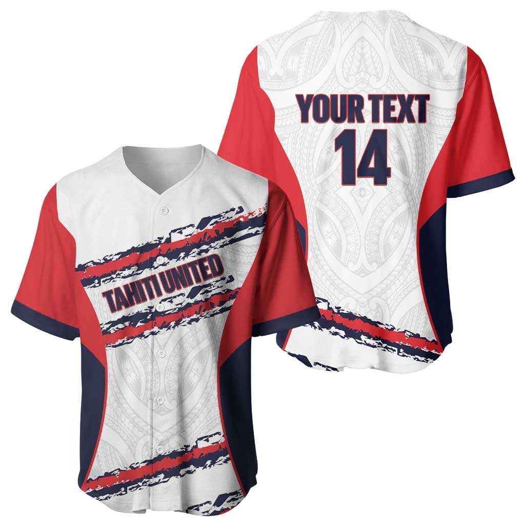 AS Venus Tahiti Football Custom Baseball Jersey Go Champions Polynesian Pattern LT14 - Polynesian Pride