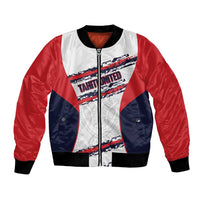 AS Venus Tahiti Football Custom Bomber Jacket Go Champions Polynesian Pattern LT14 Unisex White - Polynesian Pride