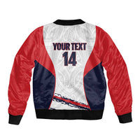 AS Venus Tahiti Football Custom Bomber Jacket Go Champions Polynesian Pattern LT14 - Polynesian Pride