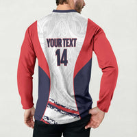 AS Venus Tahiti Football Custom Button Sweatshirt Go Champions Polynesian Pattern LT14 - Polynesian Pride