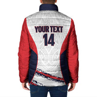 AS Venus Tahiti Football Custom Padded Jacket Go Champions Polynesian Pattern LT14 - Polynesian Pride