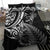 New Zealand Lizard Bedding Set Silver Fern Aotearoa Maori