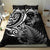 New Zealand Lizard Bedding Set Silver Fern Aotearoa Maori