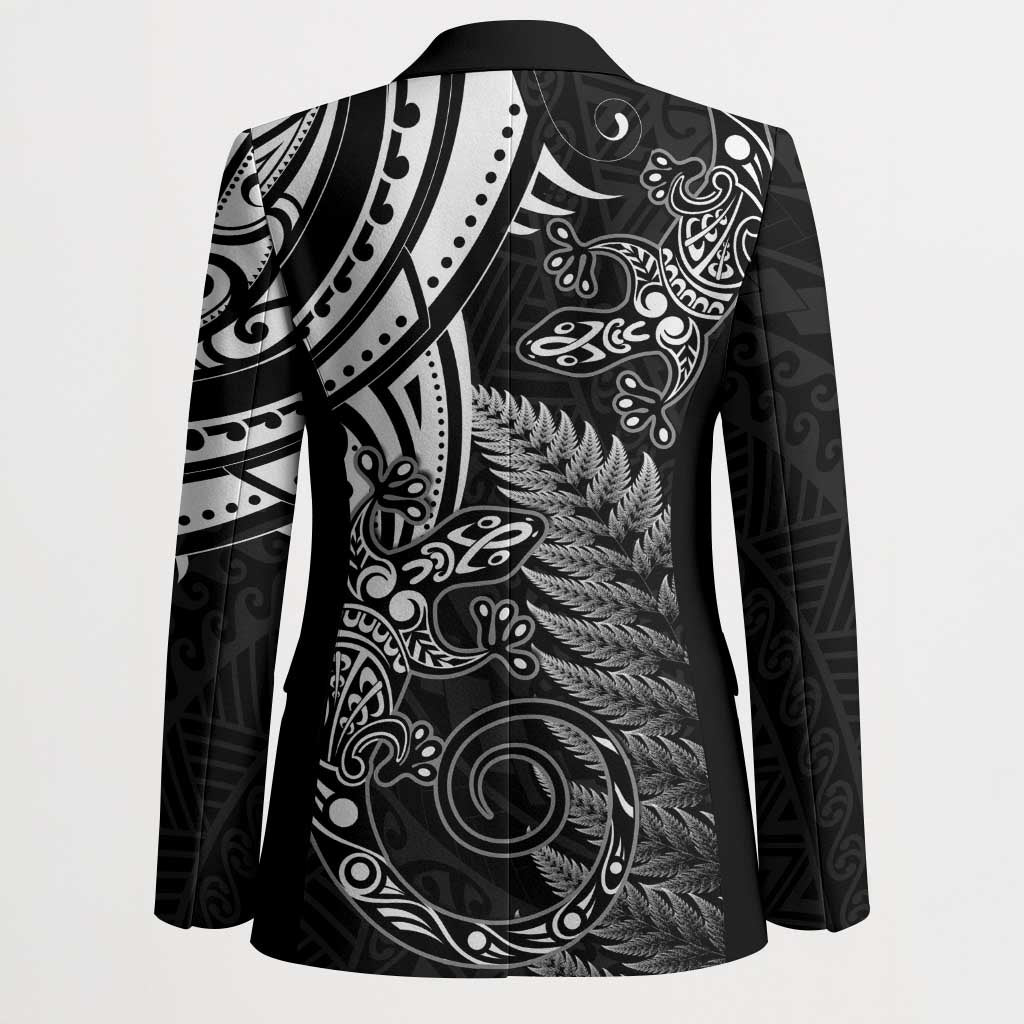 New Zealand Lizard Blazer Silver Fern Aotearoa Maori LT14 - Polynesian Pride