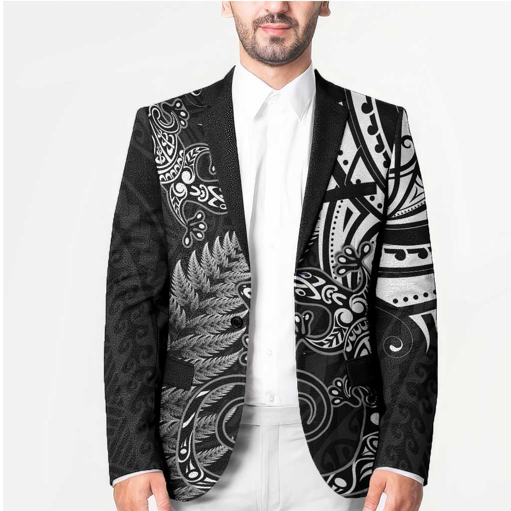 New Zealand Lizard Blazer Silver Fern Aotearoa Maori LT14 - Polynesian Pride