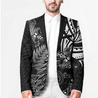 New Zealand Lizard Blazer Silver Fern Aotearoa Maori LT14 - Polynesian Pride
