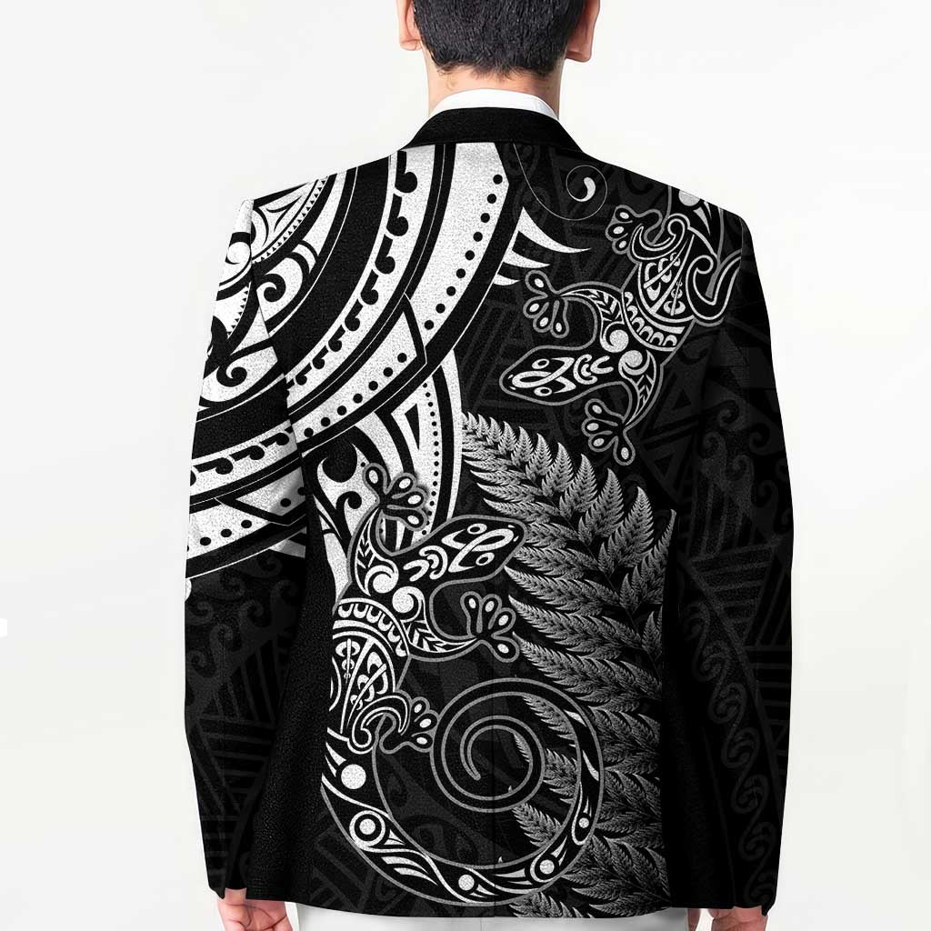 New Zealand Lizard Blazer Silver Fern Aotearoa Maori LT14 - Polynesian Pride