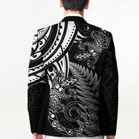 New Zealand Lizard Blazer Silver Fern Aotearoa Maori LT14 - Polynesian Pride