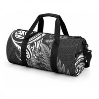 New Zealand Lizard Duffle Bag Silver Fern Aotearoa Maori LT14 - Polynesian Pride