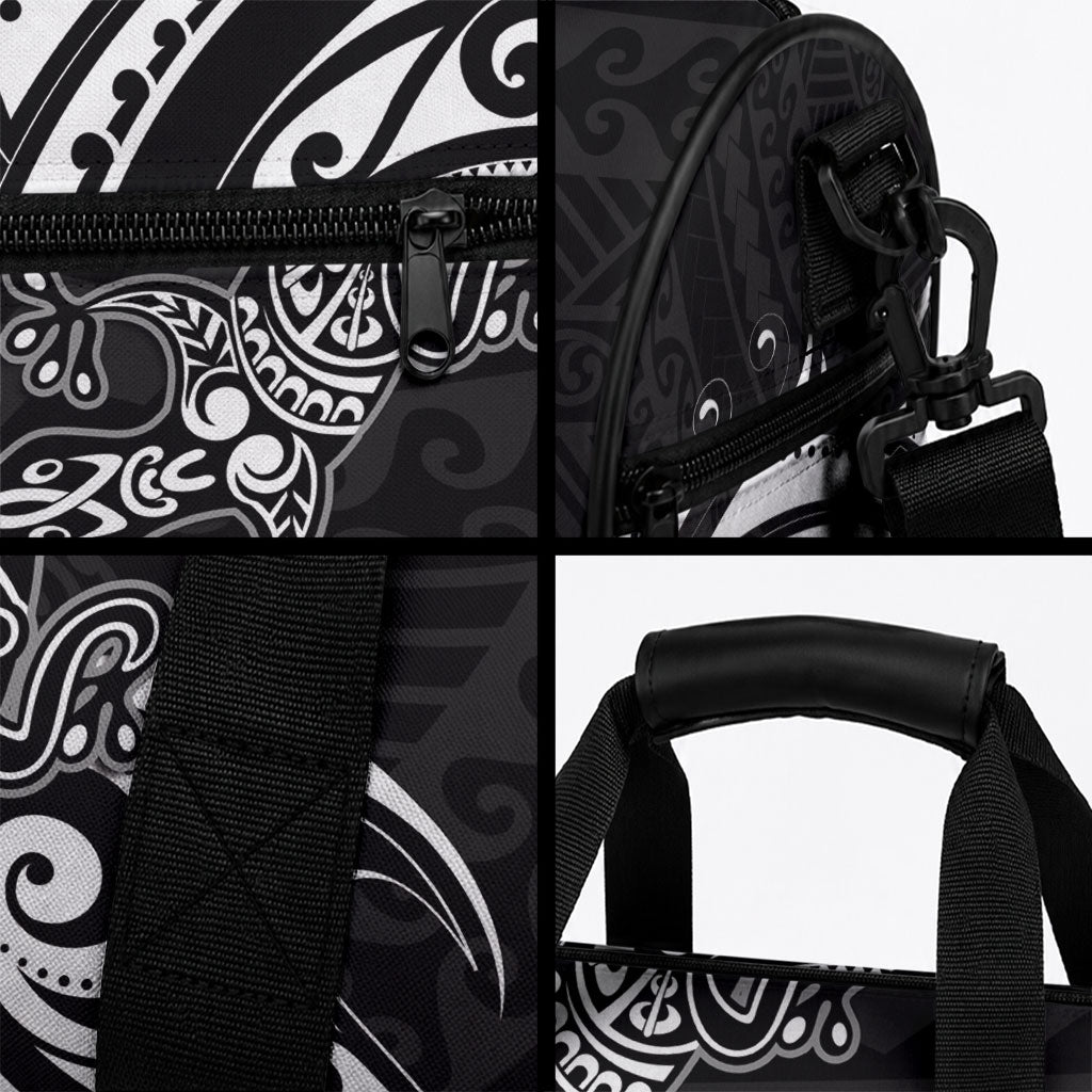 New Zealand Lizard Duffle Bag Silver Fern Aotearoa Maori LT14 - Polynesian Pride