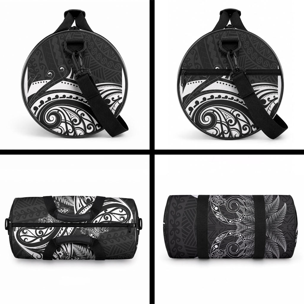 New Zealand Lizard Duffle Bag Silver Fern Aotearoa Maori LT14 - Polynesian Pride