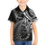 New Zealand Lizard Kid Hawaiian Shirt Silver Fern Aotearoa Maori LT14 Kid Black - Polynesian Pride