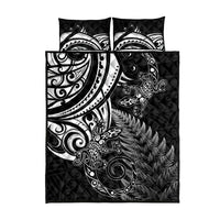 New Zealand Lizard Quilt Bed Set Silver Fern Aotearoa Maori LT14 - Polynesian Pride