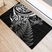 New Zealand Lizard Rubber Doormat Silver Fern Aotearoa Maori LT14 - Polynesian Pride