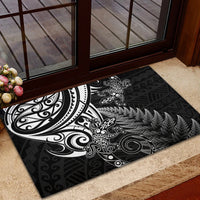 New Zealand Lizard Rubber Doormat Silver Fern Aotearoa Maori LT14 - Polynesian Pride