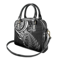 New Zealand Lizard Shoulder Handbag Silver Fern Aotearoa Maori LT14 - Polynesian Pride