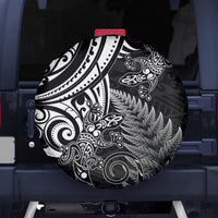 New Zealand Lizard Spare Tire Cover Silver Fern Aotearoa Maori LT14 - Polynesian Pride