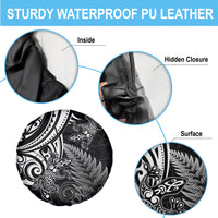 New Zealand Lizard Spare Tire Cover Silver Fern Aotearoa Maori LT14 - Polynesian Pride