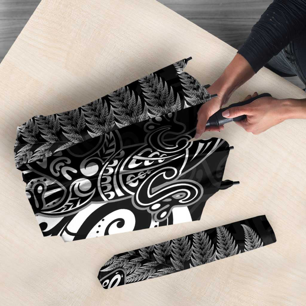 New Zealand Lizard Umbrella Silver Fern Aotearoa Maori LT14 - Polynesian Pride