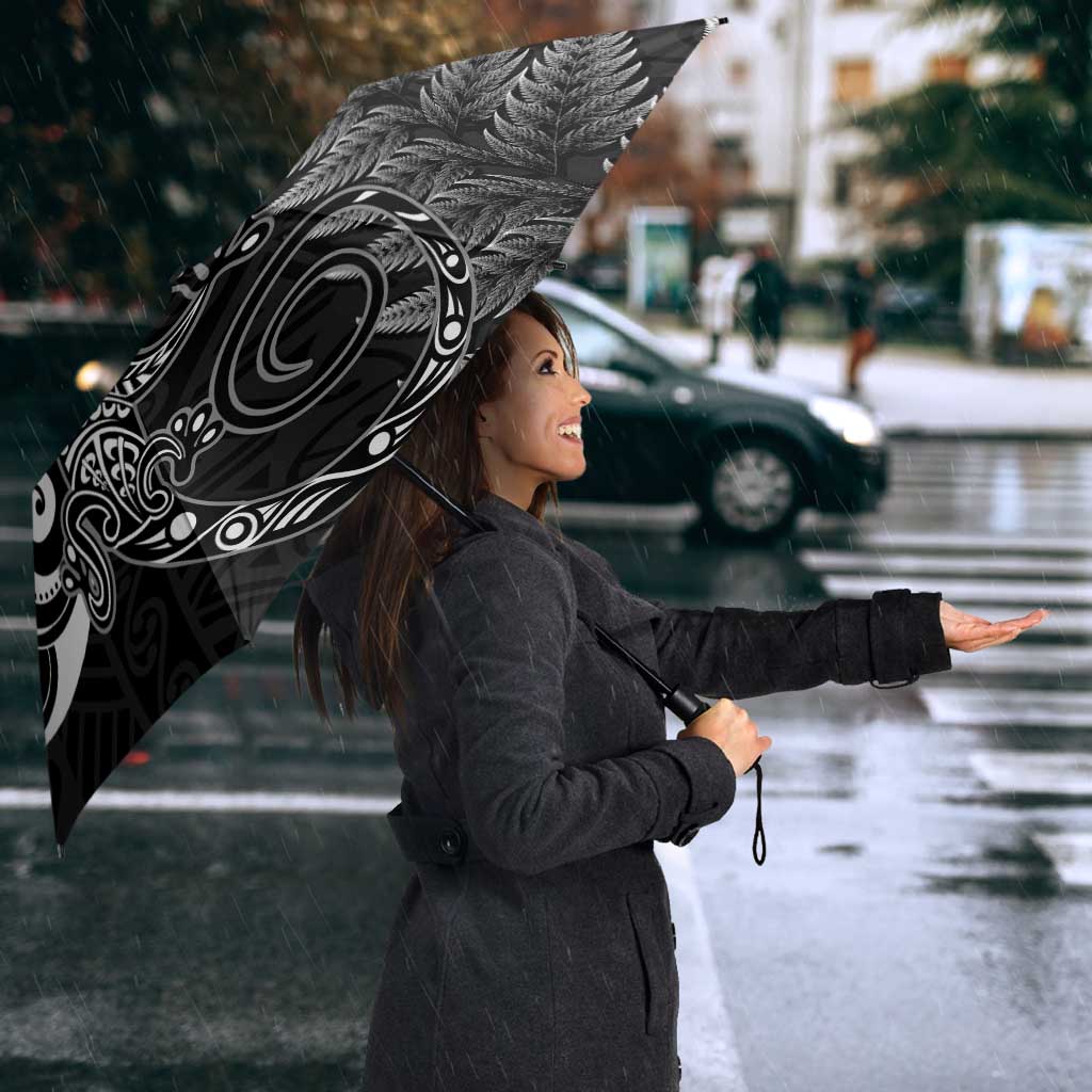 New Zealand Lizard Umbrella Silver Fern Aotearoa Maori LT14 - Polynesian Pride