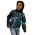 New Zealand Lizard Kid Hoodie Silver Fern Aotearoa Maori With Paua Shell LT14 - Polynesian Pride