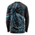 New Zealand Lizard Long Sleeve Shirt Silver Fern Aotearoa Maori With Paua Shell LT14 - Polynesian Pride