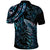 New Zealand Lizard Polo Shirt Silver Fern Aotearoa Maori With Paua Shell LT14 - Polynesian Pride