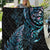 New Zealand Lizard Quilt Silver Fern Aotearoa Maori With Paua Shell