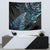 New Zealand Lizard Tapestry Silver Fern Aotearoa Maori With Paua Shell