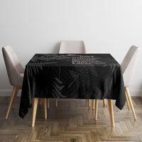 Custom New Zealand Haka Rugby Tablecloth 2024 Pacific Go Black Silver Fern LT14 - Polynesian Pride