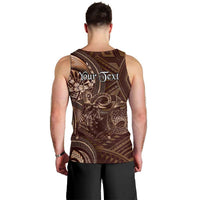 Personalised Polynesia Zodiac Capricorn Men Tank Top Galaxy Polynesian Pattern Chest Tattoo Style LT14 - Polynesian Pride