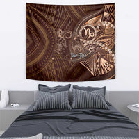 Personalised Polynesia Zodiac Capricorn Tapestry Galaxy Polynesian Pattern Chest Tattoo Style LT14 - Polynesian Pride