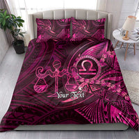 Personalised Polynesia Zodiac Libra Bedding Set Galaxy Polynesian Pattern Chest Tattoo Style LT14 - Polynesian Pride