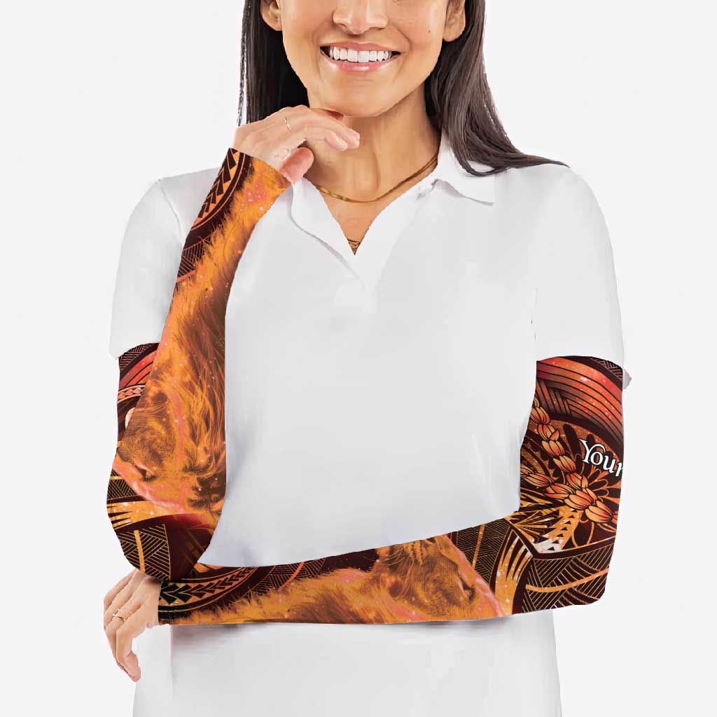 Personalised Polynesia Zodiac Leo Arm Sleeves Galaxy Polynesian Pattern Chest Tattoo Style LT14 - Polynesian Pride