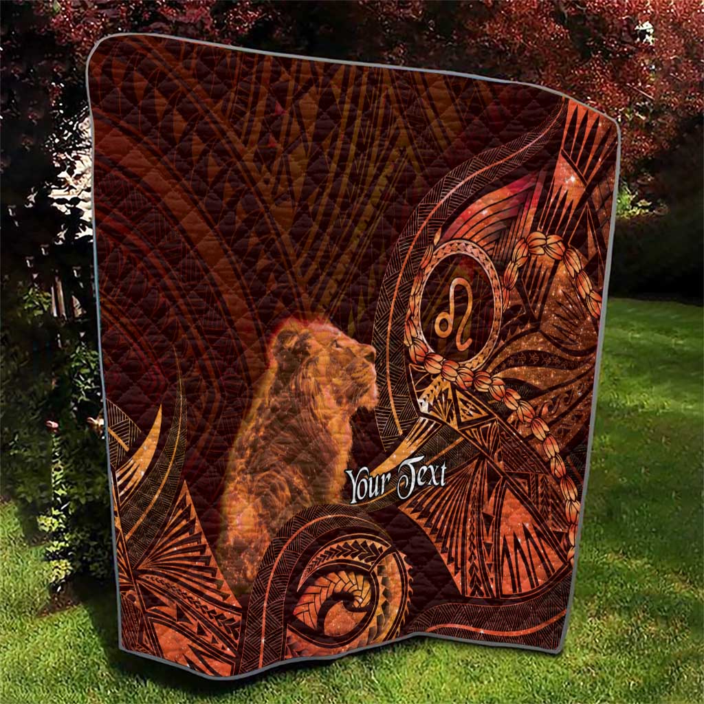 Personalised Polynesia Zodiac Leo Quilt Galaxy Polynesian Pattern Chest Tattoo Style LT14 - Polynesian Pride