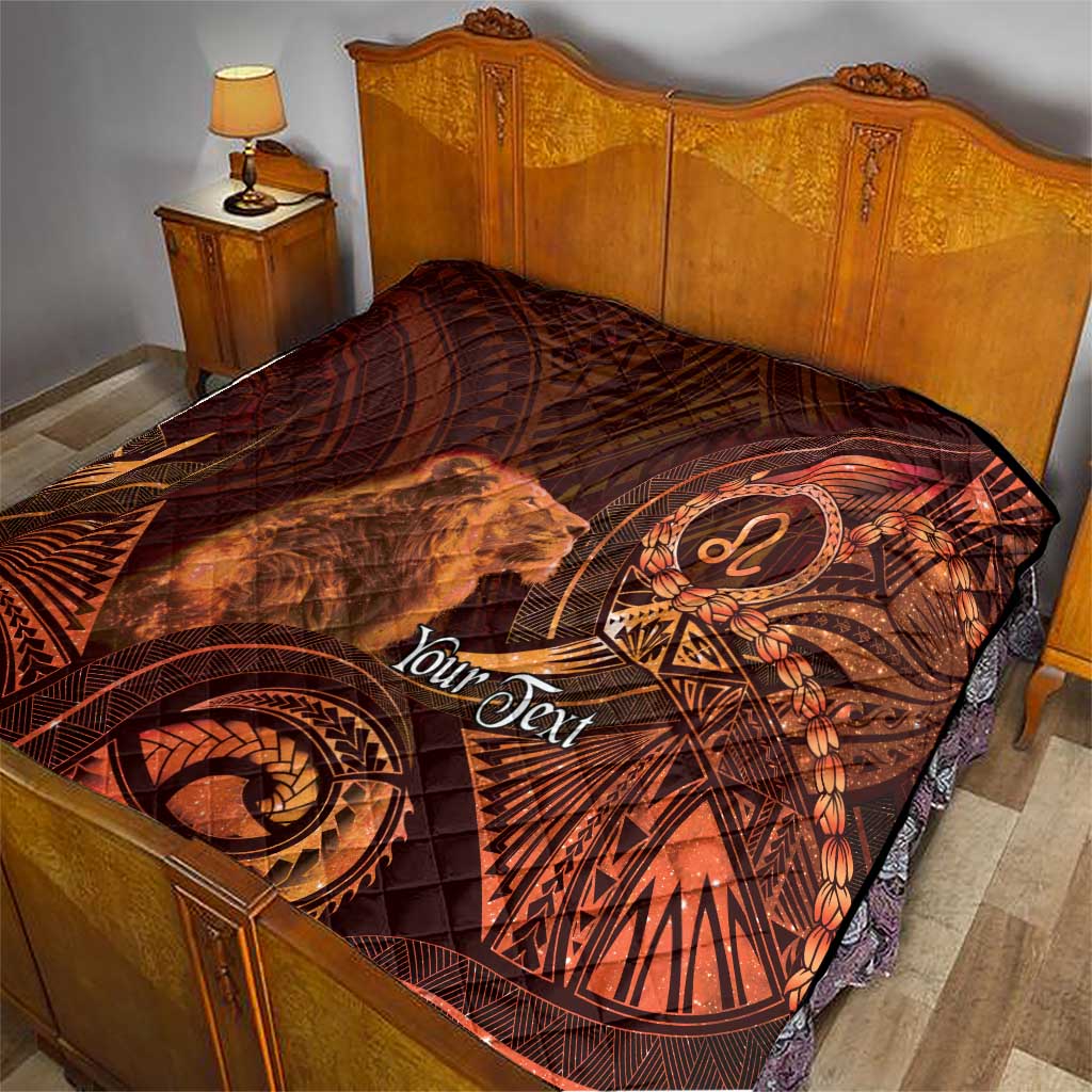 Personalised Polynesia Zodiac Leo Quilt Galaxy Polynesian Pattern Chest Tattoo Style LT14 - Polynesian Pride