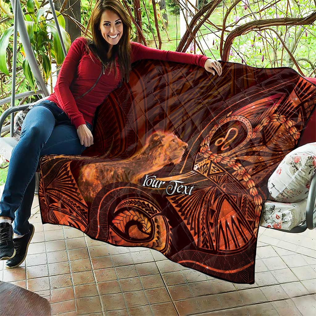 Personalised Polynesia Zodiac Leo Quilt Galaxy Polynesian Pattern Chest Tattoo Style LT14 - Polynesian Pride