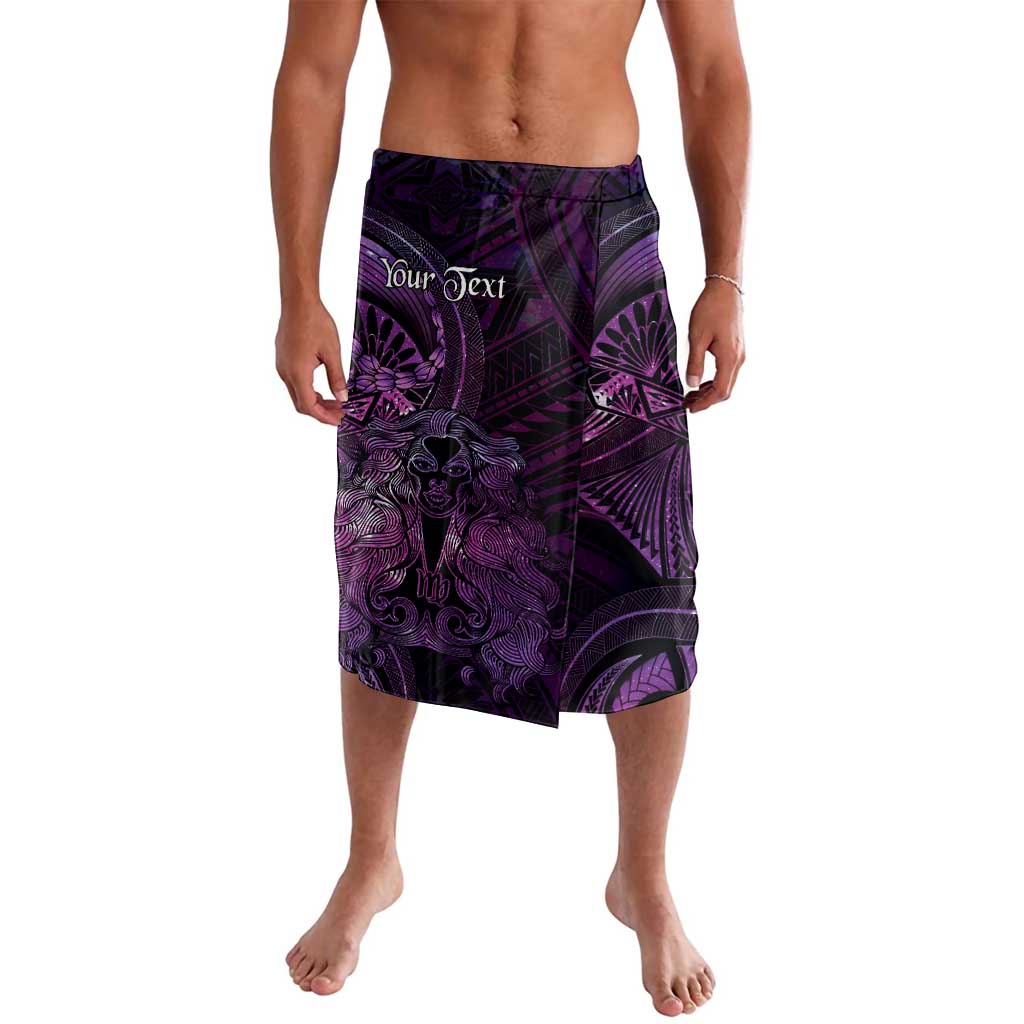 Personalised Polynesia Zodiac Virgo Lavalava Galaxy Polynesian Pattern Chest Tattoo Style LT14 Purple - Polynesian Pride