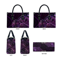 Personalised Polynesia Zodiac Virgo Leather Bag Galaxy Polynesian Pattern Chest Tattoo Style LT14 - Polynesian Pride