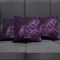 Personalised Polynesia Zodiac Virgo Pillow Cover Galaxy Polynesian Pattern Chest Tattoo Style LT14 - Polynesian Pride