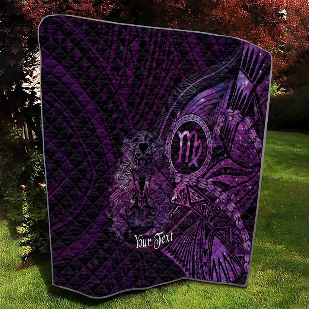 Personalised Polynesia Zodiac Virgo Quilt Galaxy Polynesian Pattern Chest Tattoo Style LT14 - Polynesian Pride
