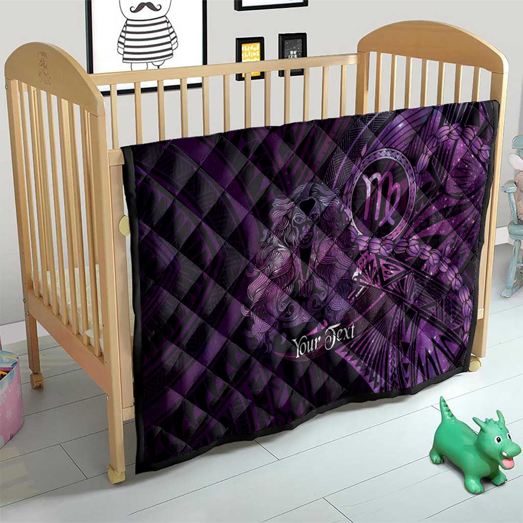 Personalised Polynesia Zodiac Virgo Quilt Galaxy Polynesian Pattern Chest Tattoo Style LT14 - Polynesian Pride