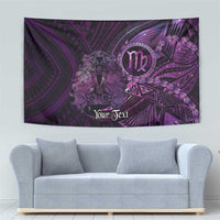 Personalised Polynesia Zodiac Virgo Tapestry Galaxy Polynesian Pattern Chest Tattoo Style LT14 - Polynesian Pride