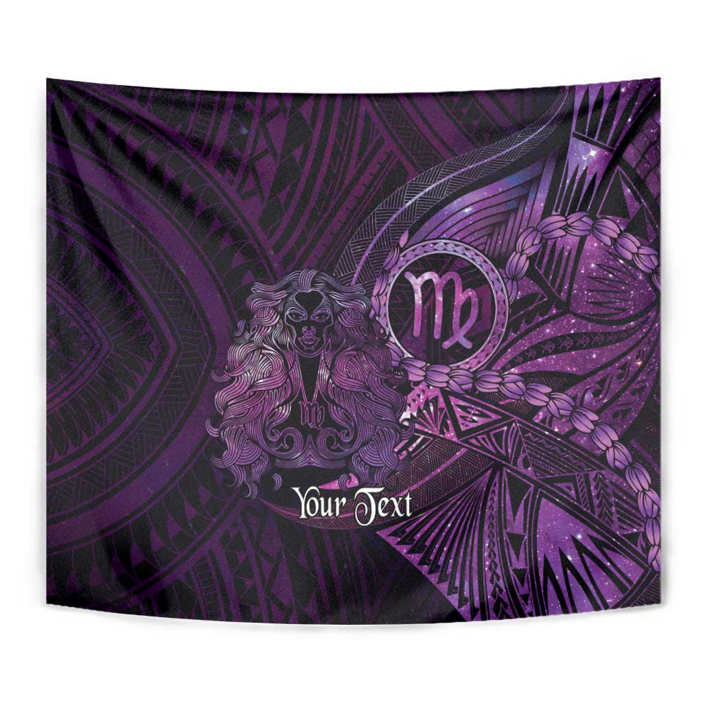 Personalised Polynesia Zodiac Virgo Tapestry Galaxy Polynesian Pattern Chest Tattoo Style LT14 - Polynesian Pride