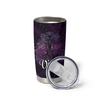 Personalised Polynesia Zodiac Virgo Tumbler Cup Galaxy Polynesian Pattern Chest Tattoo Style LT14 - Polynesian Pride
