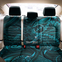 Personalised Polynesia Zodiac Sagittarius Back Car Seat Cover Galaxy Polynesian Pattern Chest Tattoo Style LT14 - Polynesian Pride