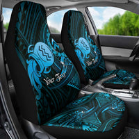 Personalised Polynesia Zodiac Aquarius Car Seat Cover Galaxy Polynesian Pattern Chest Tattoo Style LT14 - Polynesian Pride